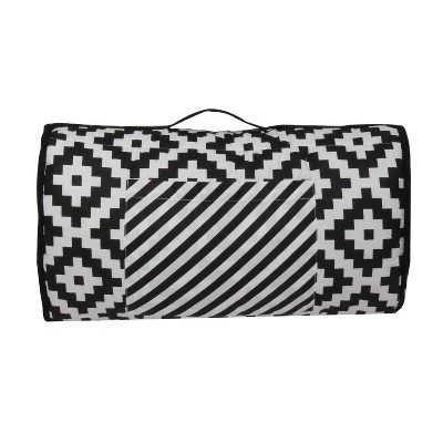 Bacati - LOVE Black Toddler Nap Mat 1 Bacati - LOVE Black Toddler Nap Mat
