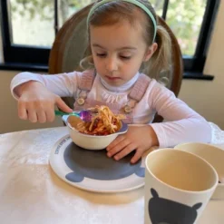 Red Rover 7" 4pk Bamboo Kids' Animal Plates