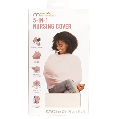 Milkmakers Multi-Use 5-in-1 Nursing Cover - Pale Peach 6 Milkmakers Multi-Use 5-in-1 Nursing Cover - Pale Peach - Image 6