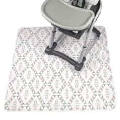 JumpOff Jo - Splat Mat - Waterproof And Washable, For Booster Seat, Tabletop, Carpet - Protection From Spills, Indoor-Outdoor - 51 X 51 -Chicco Kids Shop GUEST d7566cf0 3a33 4147 a1ad b2ad99f9209f