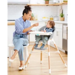 Skip Hop EON 4-in-1 High Chair - Gray/white -Chicco Kids Shop GUEST d8082961 6202 4cf3 9935 4fd9b4c6796a