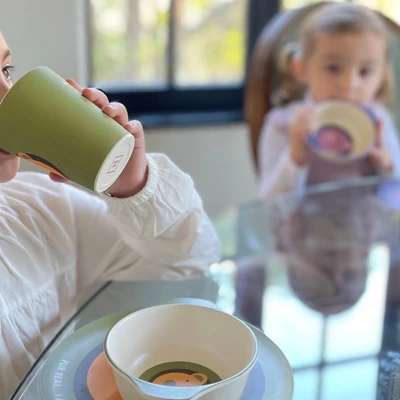 Red Rover 8oz 4pk Bamboo Kids' Animal Bowl Set 2 Red Rover 8oz 4pk Bamboo Kids' Animal Bowl Set - Image 2