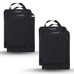 Enovoe Back Car Kick Mats Seat Protector With Waterproof Protection For Upholstery, XL, 4 Pack