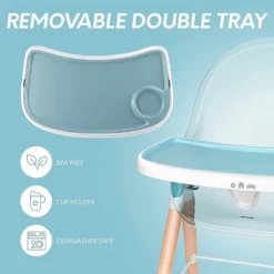 Children Of Design Adjustable & Reclining 6-in-1 Deluxe Wooden High Chair For Babies & Toddlers -Chicco Kids Shop GUEST d9db870e 7393 486e 947e 5ca9442cc0ff