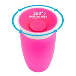 Munchkin Nibbles & Giggles Toddler Miracle Cup And Snack Catcher Feeding Gift Set - Pink - 10oz -Chicco Kids Shop GUEST daccb351 c574 4023 aeb3 3765c529c572