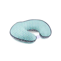 Bacati - 3 Pc Liam Aztec Aqua/Navy Large Triangles Muslin Hugster Feeding & Infant Support Nursing Pillow With 2 Removable Zippered Covers -Chicco Kids Shop GUEST db206bc6 6cb4 4df8 8b36 5a9c78ef577f