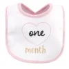 Hudson Baby Infant Girl Cotton Bibs 13pk, Hello World, One Size