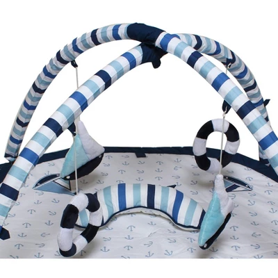 Bacati - Baby Activity Gyms & Playmats (Little Sailor Blue/Navy) 1 Bacati - Baby Activity Gyms & Playmats (Little Sailor Blue/Navy)