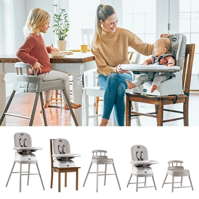Chicco Stack Hi-Lo 6-in-1 Multi-Use High Chair - Sand 1 Chicco Stack Hi-Lo 6-in-1 Multi-Use High Chair - Sand