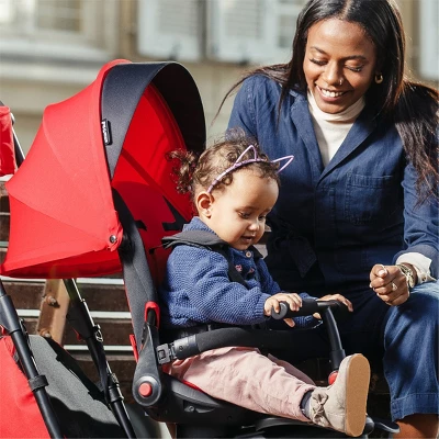 SmarTrike STR7 Pushchair, Stroller, And Tricycle For 6-36 Months, With 5-Point Harness, Detachable Canopy, Storage Bag, And Removeable Pedals, Red 1 SmarTrike STR7 Pushchair, Stroller, And Tricycle For 6-36 Months, With 5-Point Harness, Detachable Canopy, Storage Bag, And Removeable Pedals, Red