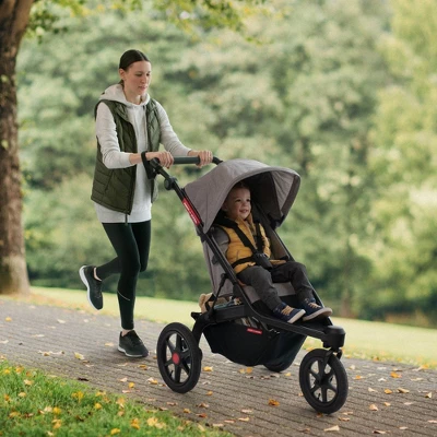 Radio Flyer Momentum Jogging Baby Stroller - Black 15 Radio Flyer Momentum Jogging Baby Stroller - Black - Image 15