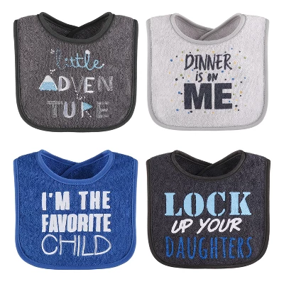 The Peanutshell Baby Boy Terry Bibs, 16 Pack For Feeding, Teething, Or Drooling|Boy/Neutral Foods 2 The Peanutshell Baby Boy Terry Bibs, 16 Pack For Feeding, Teething, Or Drooling|Boy/Neutral Foods - Image 2