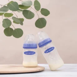 Lansinoh Baby Bottles For Breastfeeding Babies With 3 Medium Flow Nipples (Size 3M) - 8oz/3ct -Chicco Kids Shop GUEST e4b98fc4 c0cb 40bf 8bca 387d39c4930f