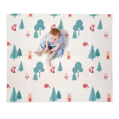 JumpOff Jo Foam Padded Play Mat, For Infants, Babies, Toddlers Play & Tummy Time, Foldable And Waterproof, Large, 70" X 59" 7 JumpOff Jo Foam Padded Play Mat, For Infants, Babies, Toddlers Play & Tummy Time, Foldable And Waterproof, Large, 70" X 59" - Image 7