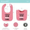The Peanutshell Baby Girl Terry Bibs, 18 Pack For Feeding, Teething, Or Drooling|Neutral/Wild Child