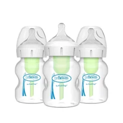 Dr. Brown's Dr. Brown's Anti-Colic Wide-Neck Options+ Baby Bottle 0m+ - 5oz/3pk