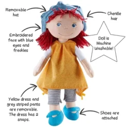 HABA Freya 12" Machine Washable Soft Doll With Red Hair -Chicco Kids Shop GUEST ecd6d5ad 8a2f 4c2e 8bf2 af3ee69d6a73