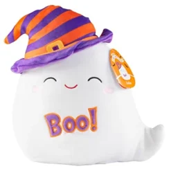 JAZWARES Squishmallows New 10" Felize The Ghost - Official Kellytoy 2022 Halloween Plush - Cute And Soft Ghost Stuffed Animal Toy - Great Gift For Kids