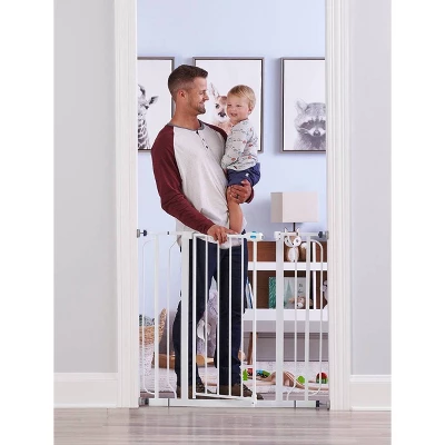 Regalo Wall Safe Extra Tall Walk Through Safety Gate 1 Regalo Wall Safe Extra Tall Walk Through Safety Gate
