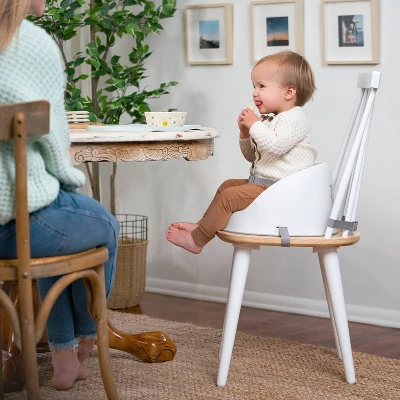 Ity By Ingenuity Simplicity Seat Easy-Clean Baby Booster Feeding Chair - Oat 7 Ity By Ingenuity Simplicity Seat Easy-Clean Baby Booster Feeding Chair - Oat - Image 7