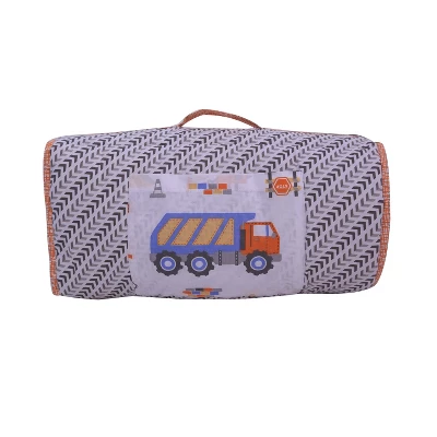 Bacati - Construction Multicolor Boys Cotton Toddler Nap Mat 1 Bacati - Construction Multicolor Boys Cotton Toddler Nap Mat