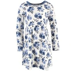 Touched By Nature Big Girls And Youth Organic Cotton Long-Sleeve Dresses 2pk, Navy Floral -Chicco Kids Shop GUEST f2d6ea05 b120 4f9e 81b4 ee70cbca6c03