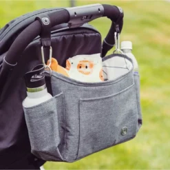 Diono Buggy Buddy XL Universal Stroller Organizer, Cup Holders, Secure Attachment, Zip Pockets, Gray -Chicco Kids Shop GUEST f41cbb05 4dd7 461b ac75 2009492e2293