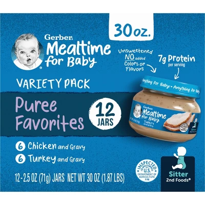 Gerber Meats Variety Pack Baby Meals - 30oz/12pk 3 Gerber Meats Variety Pack Baby Meals - 30oz/12pk - Image 3