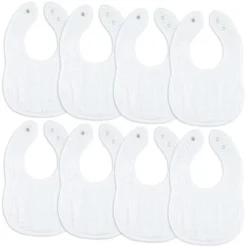 Muslin Cotton Baby Bibs, 8 Pack, Adjustable Size With Easy Snaps, Soft And Super Absorbent, Washable And Reusable By Comfy Cubs -Chicco Kids Shop GUEST f48280e9 cd18 496e 9b0a d04041cbe4ca