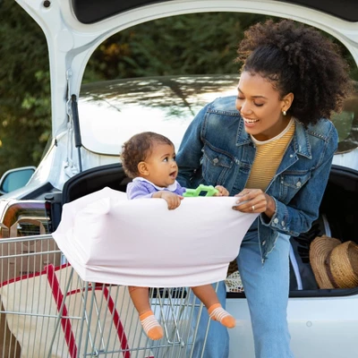 Milkmakers Multi-Use 5-in-1 Nursing Cover - Pale Peach 3 Milkmakers Multi-Use 5-in-1 Nursing Cover - Pale Peach - Image 3