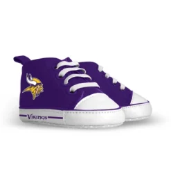 Baby Fanatic 2 Piece Bid And Shoes - NFL Minnesota Vikings - White Unisex Infant Apparel