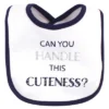 Hudson Baby Infant Boy Cotton Bibs 10pk, Handsome Like Daddy, One Size
