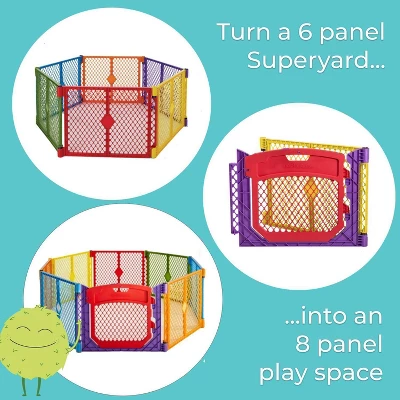 Toddleroo By North States Superyard Colorplay Baby Gate Extensions And Installation Kit - 4pc 1 Toddleroo By North States Superyard Colorplay Baby Gate Extensions And Installation Kit - 4pc