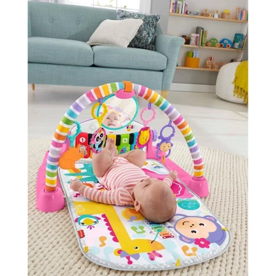 Fisher Price Fisher-Price Deluxe Kick & Play Piano Gym Playmat - Pink 1 Fisher Price Fisher-Price Deluxe Kick & Play Piano Gym Playmat - Pink