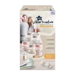 Tommee Tippee Closer To Nature Baby Bottle Newborn Feeding Gift Set - Pink - 14ct -Chicco Kids Shop GUEST f7dc62f9 e608 441e adb7 085e7f34f796