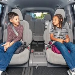 Diono Solana - Pack Of 3 Backless Booster Car Seats, Black