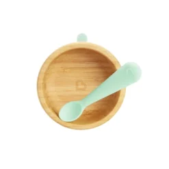 Munchkin Bamboo Suction Dining Bowl With Silicone Spoon -Chicco Kids Shop GUEST f84591c7 d18e 4267 aa99 e8a1997d2449