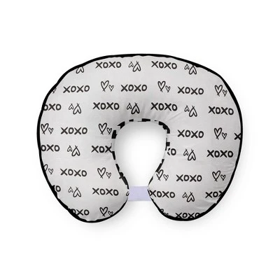 Bacati - 3 Pc Love Aztec Print Black Hugster Feeding & Infant Support Nursing Pillow 2 Bacati - 3 Pc Love Aztec Print Black Hugster Feeding & Infant Support Nursing Pillow - Image 2