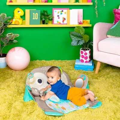 Bright Starts Tummy Time Prop And Playmat - Sloth 10 Bright Starts Tummy Time Prop And Playmat - Sloth - Image 10