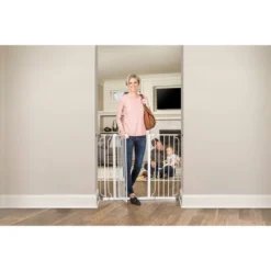 Regalo Extra Tall Wide Span Metal Walk Through Baby Gate
